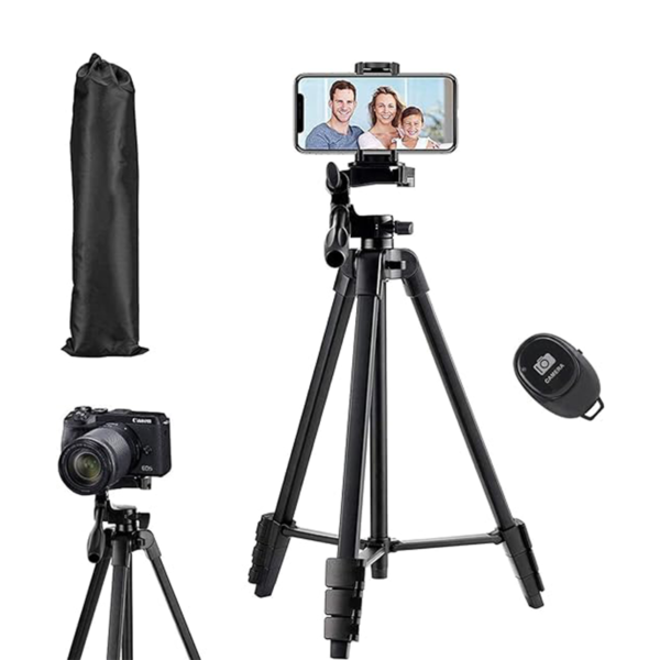 Eocean Flexible Tripod, 136cm Extendable Tripod for iPhone with Remote